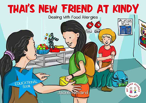 Thais-new-friend-at-kindy - kids allergy book