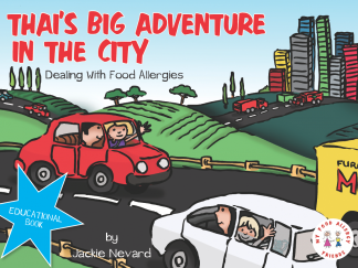 Book 2 Thai's Big adverture in the city - children's allergy book