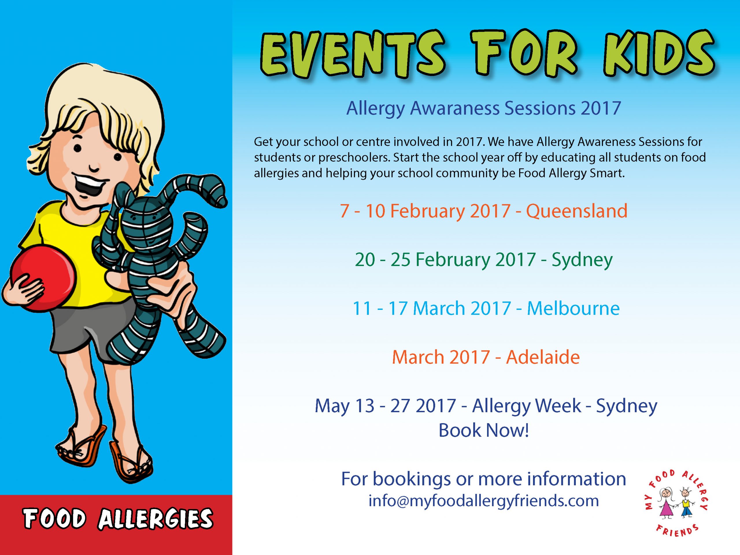 Allergy Awareness events 2017