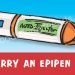 Epipen Alert Sticker x 12