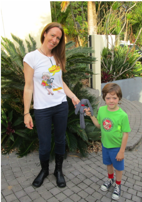Founder of My Food Allergy Friends - Jackie Nevard and her son Thai