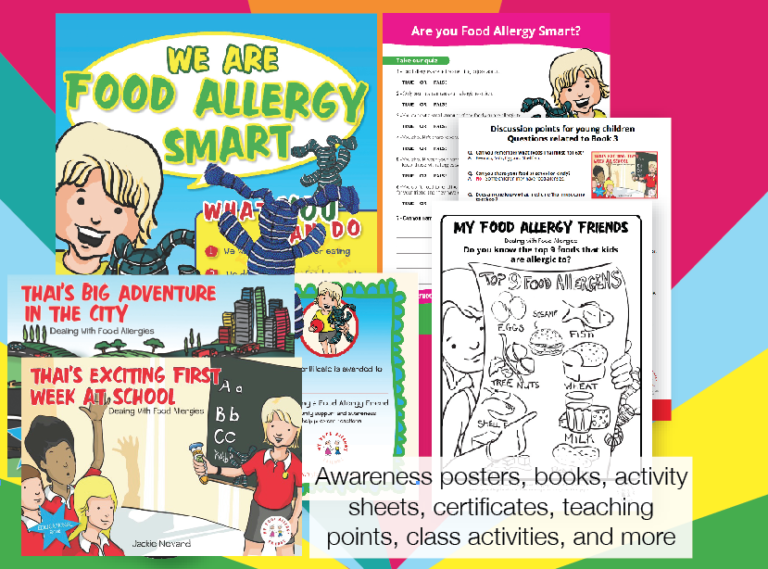 The school allergy program helps students allergy aware
