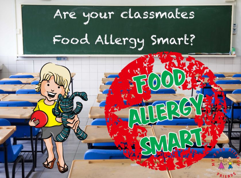 The school allergy program helps students allergy aware
